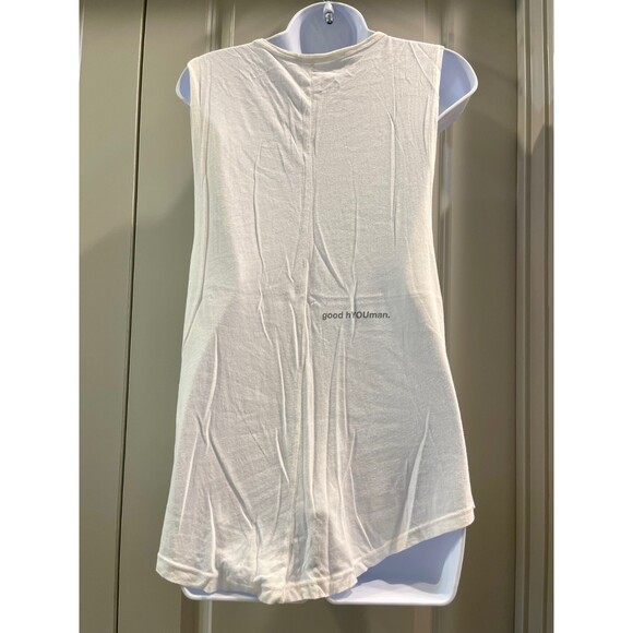 BUNDLE OF 2 good hYouman Oversized Tank Tops, White and Black, Sizes M and S - Picture 3 of 7